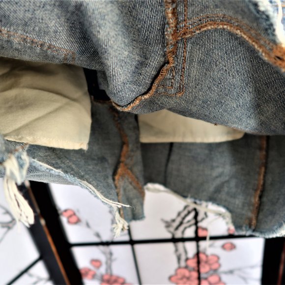 American Eagle Outfitters Blue High Rise Festival Mini Skirt Size 10 Regular NWT - Picture 7 of 13